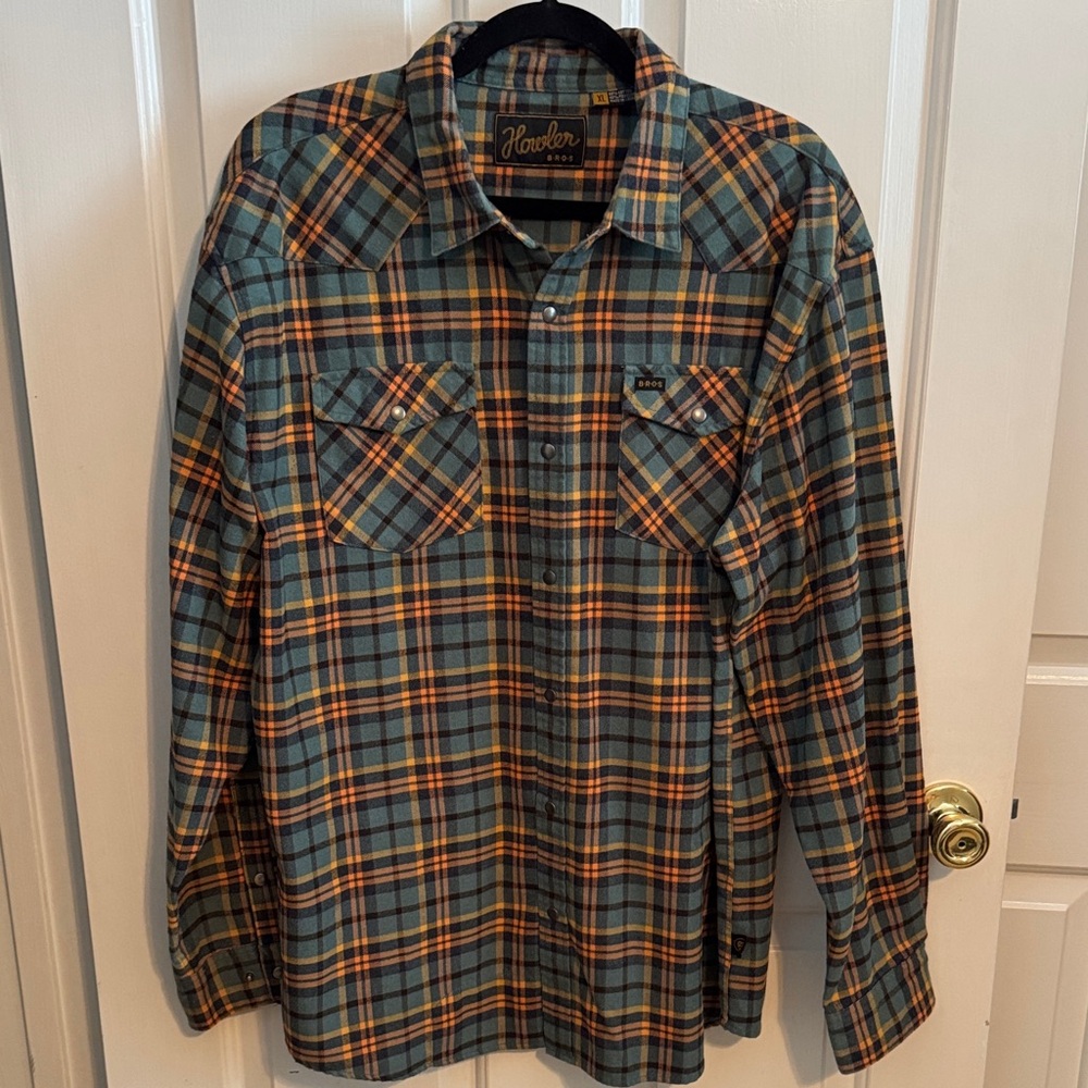 Howler Brothers Multicolor Plaid Shirt